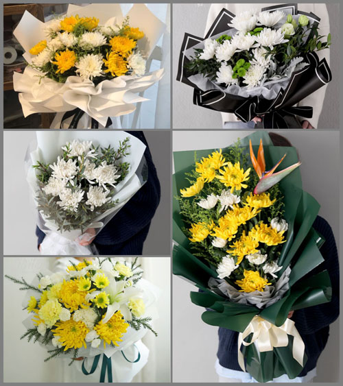 安徽淮南市八公山区白事花束代送